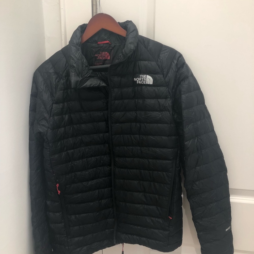 Black North Face puffer jacket